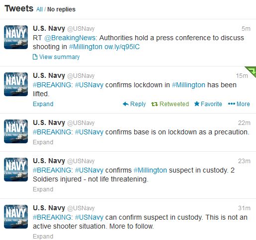 Tennessee Shooting Tweets